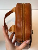 کیف دوشی چرم طبیعی مردانه 303 - تصویر 3