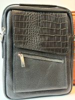 کیف دوشی چرم طبیعی مردانه کد 301 - تصویر 2